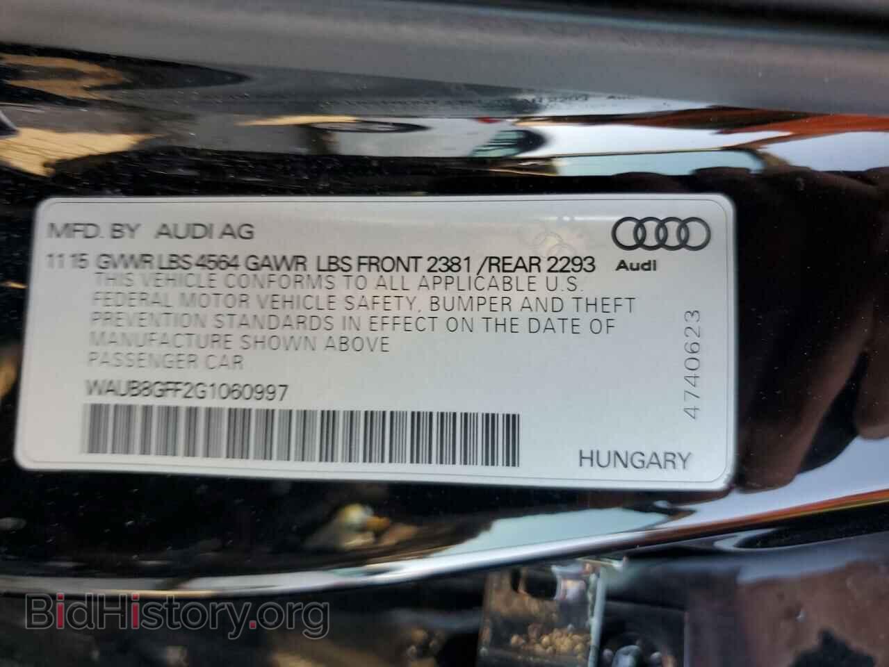 2016 AUDI A3 - VIN: WAUB8GFF2G1060997 - Photo 13