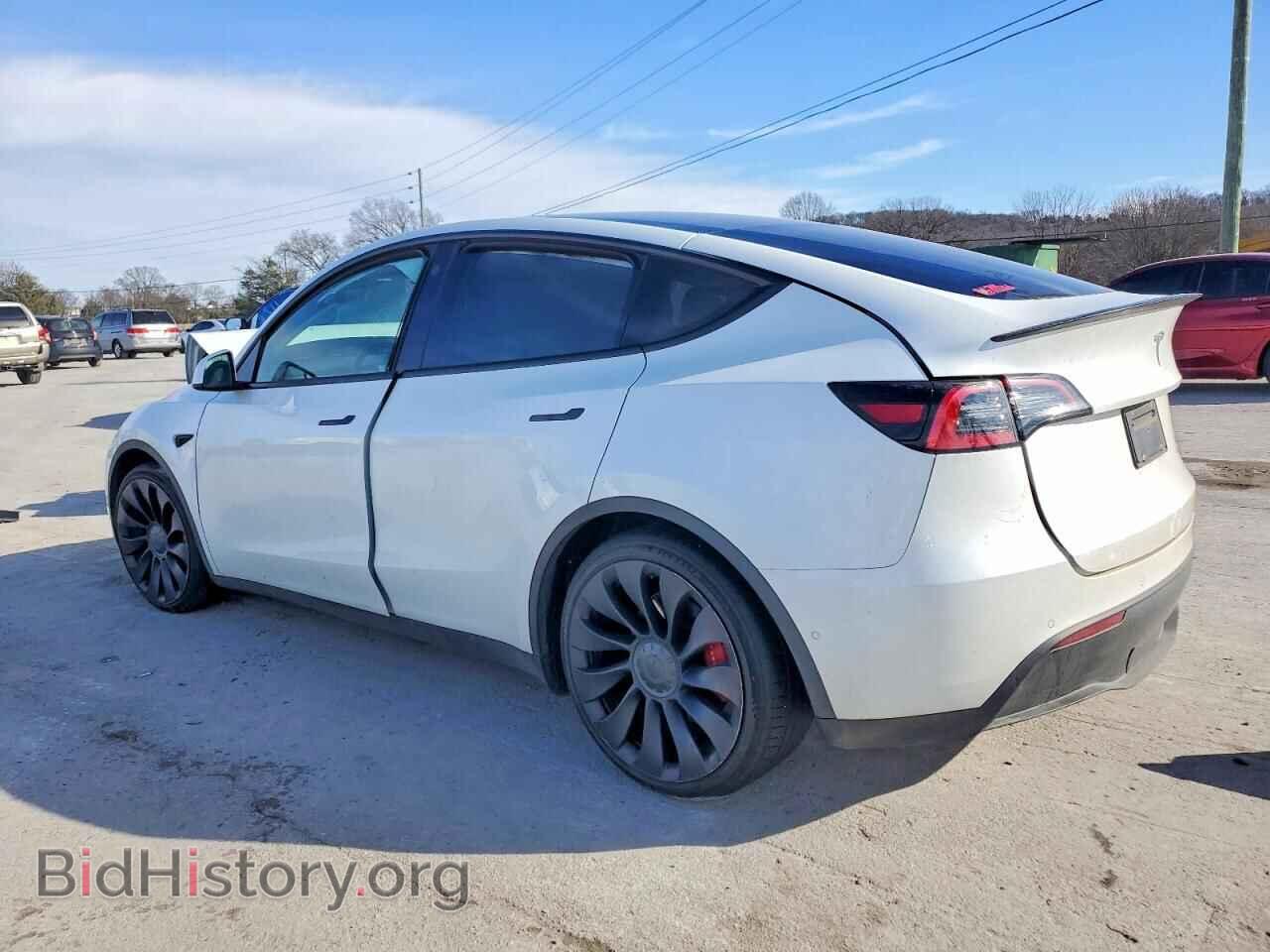 2022 TESLA MODEL Y - VIN: 7SAYGDEF2NF455348 - Фото 2