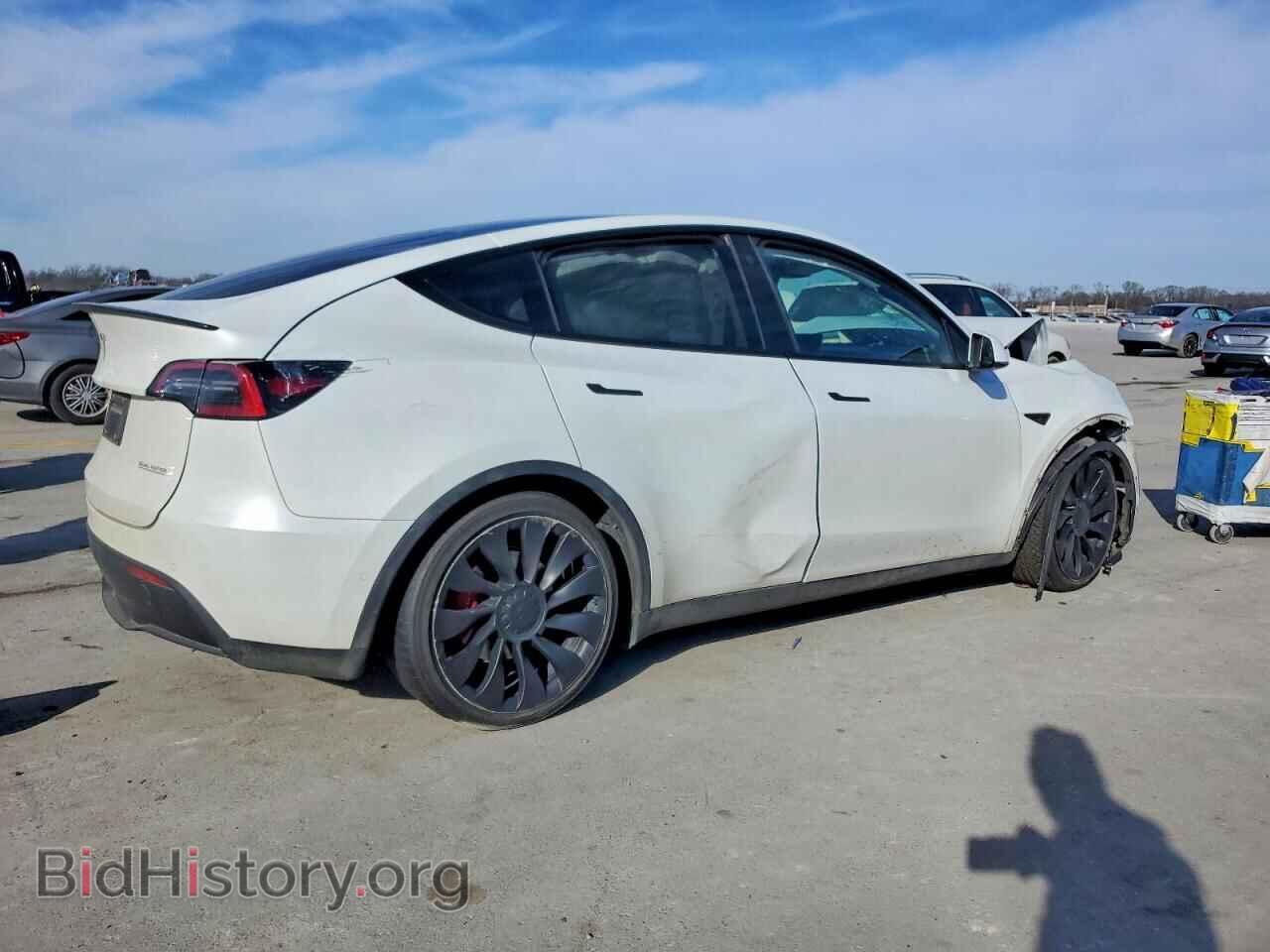 2022 TESLA MODEL Y - VIN: 7SAYGDEF2NF455348 - Фото 3