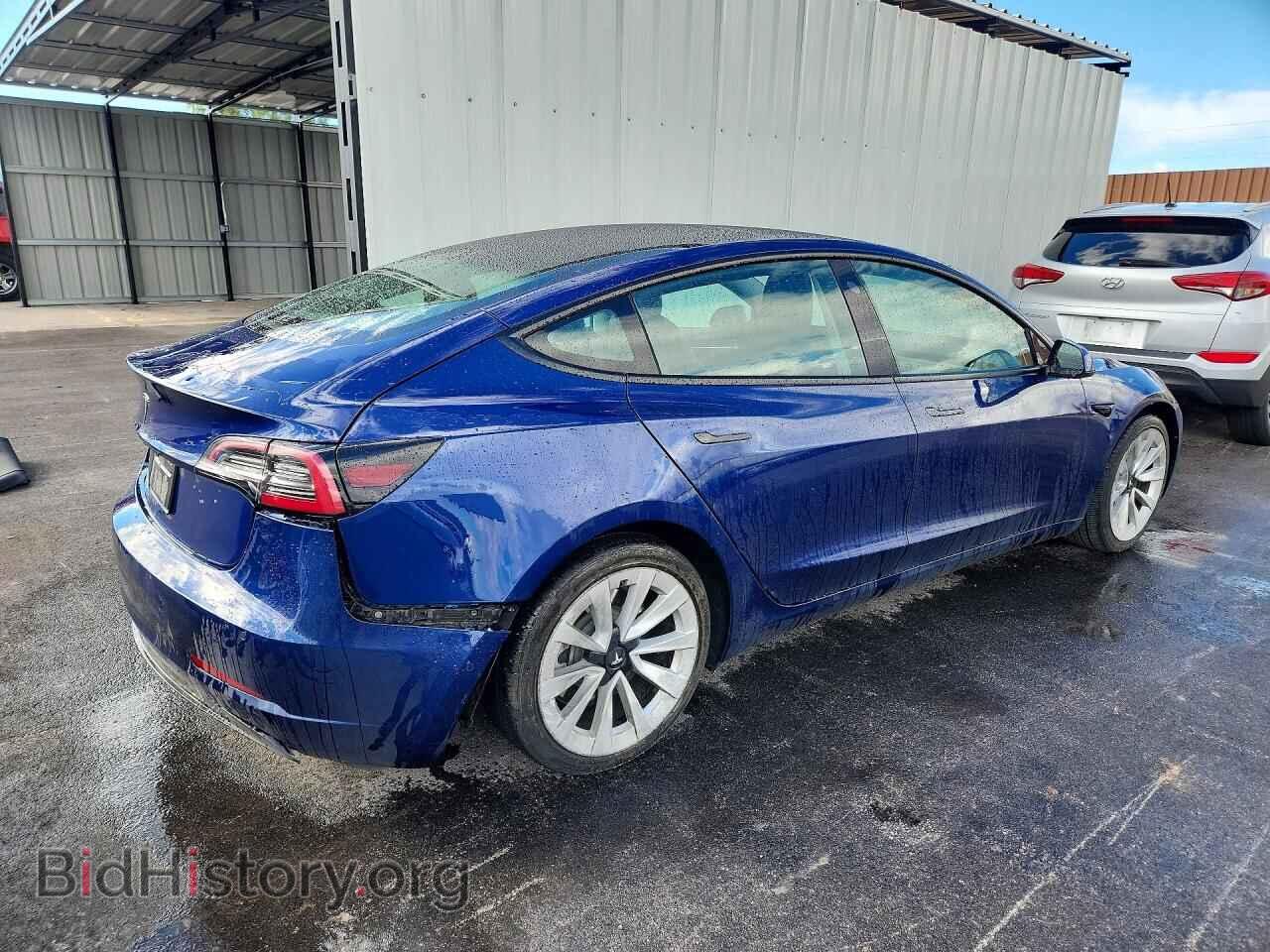 2022 TESLA MODEL 3 - VIN: 5YJ3E1EA9NF368644 - Фото 3