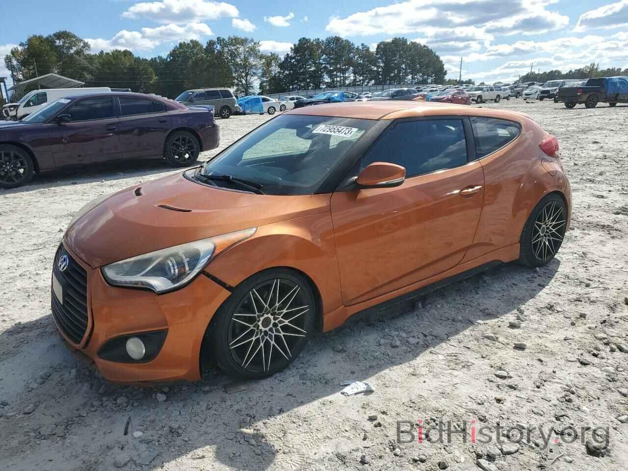 Photo KMHTC6AE9EU198736 - HYUNDAI VELOSTER 2014