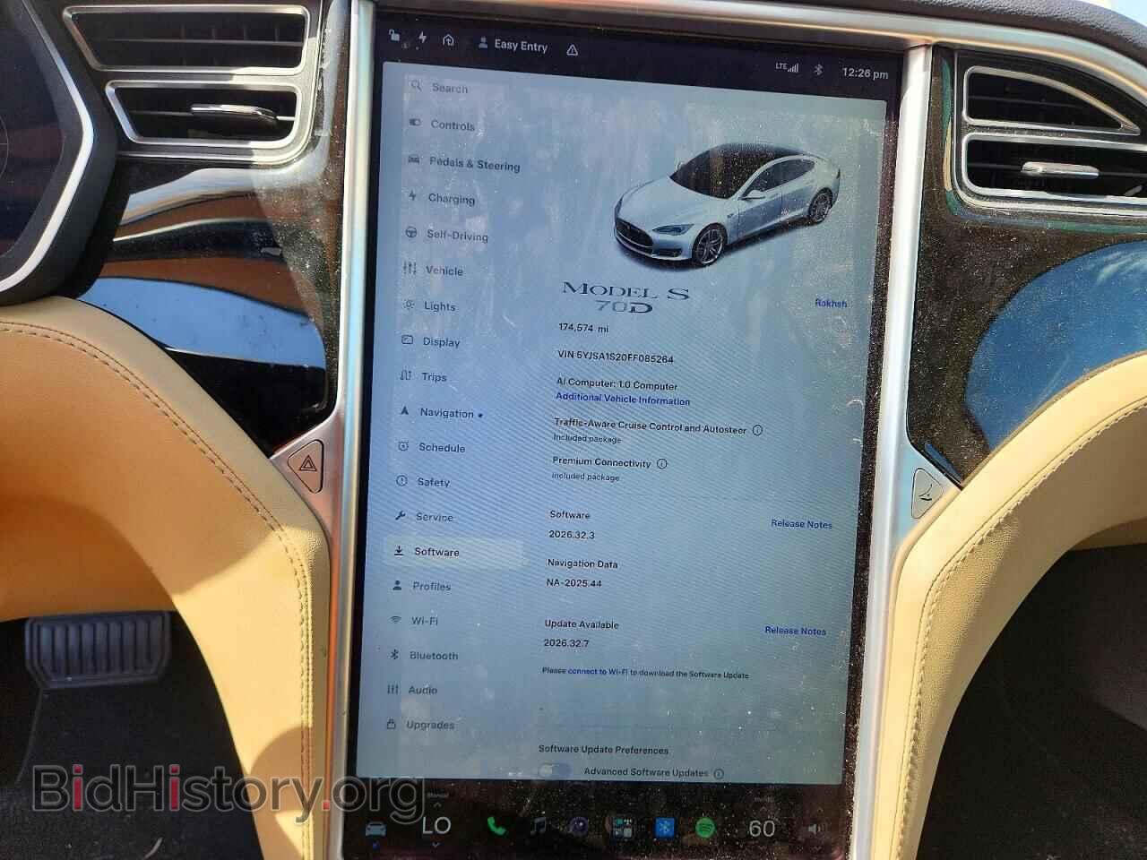2015 TESLA MODEL S - VIN: 5YJSA1S20FF085264 - Photo 9