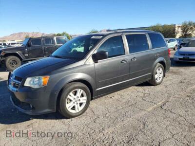 2012 Dodge CARAVAN Crew, black — VIN 2C4RDGDG5CR114078, Copart