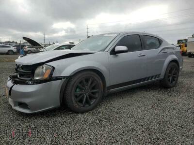 2014 Dodge AVENGER SXT, silver — VIN 1C3CDZCG3EN136474, Copart