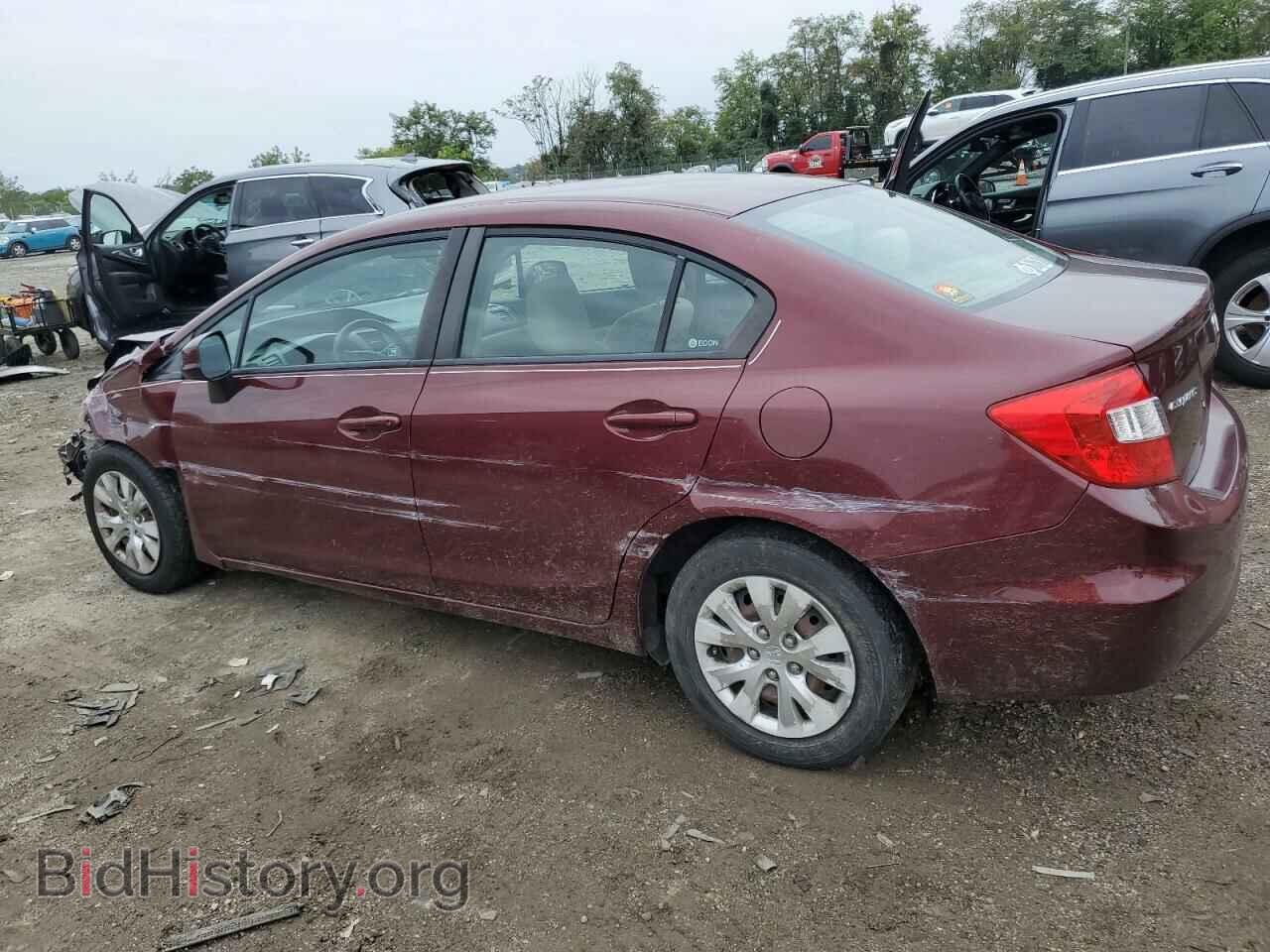 2012 HONDA CIVIC - VIN: 2HGFB2F57CH612572 - Фото 2