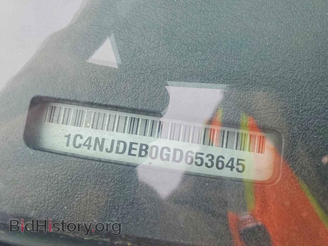 2016 JEEP COMPASS - VIN: 1C4NJDEB0GD653645 - Фото 12