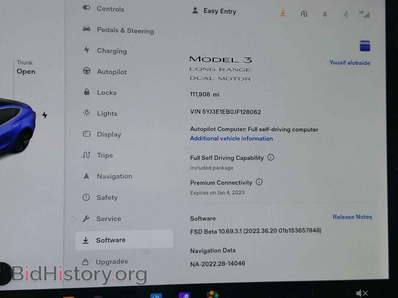 2018 TESLA MODEL 3 - VIN: 5YJ3E1EB0JF128062 - Фото 9