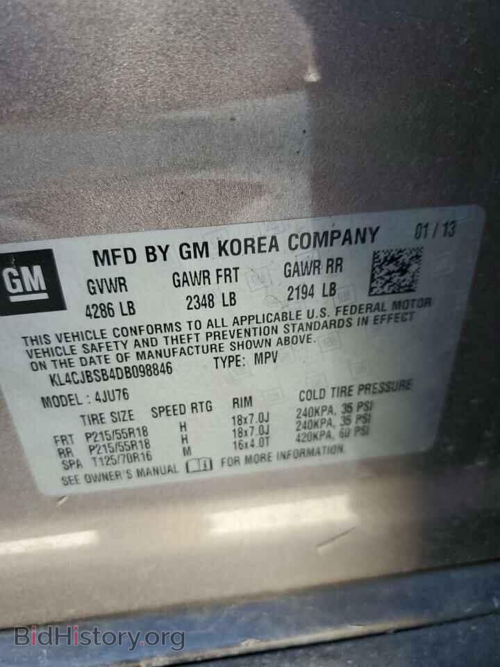 2013 BUICK ENCORE - VIN: KL4CJBSB4DB098846 - Photo 13
