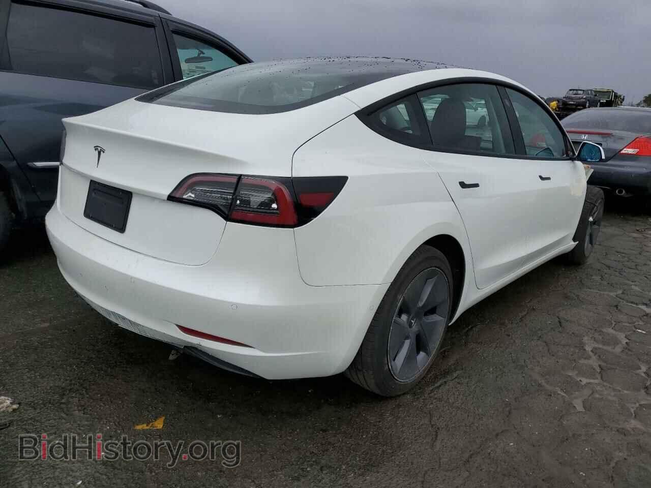 2022 TESLA MODEL 3 - VIN: 5YJ3E1EA2NF195811 - Фото 3