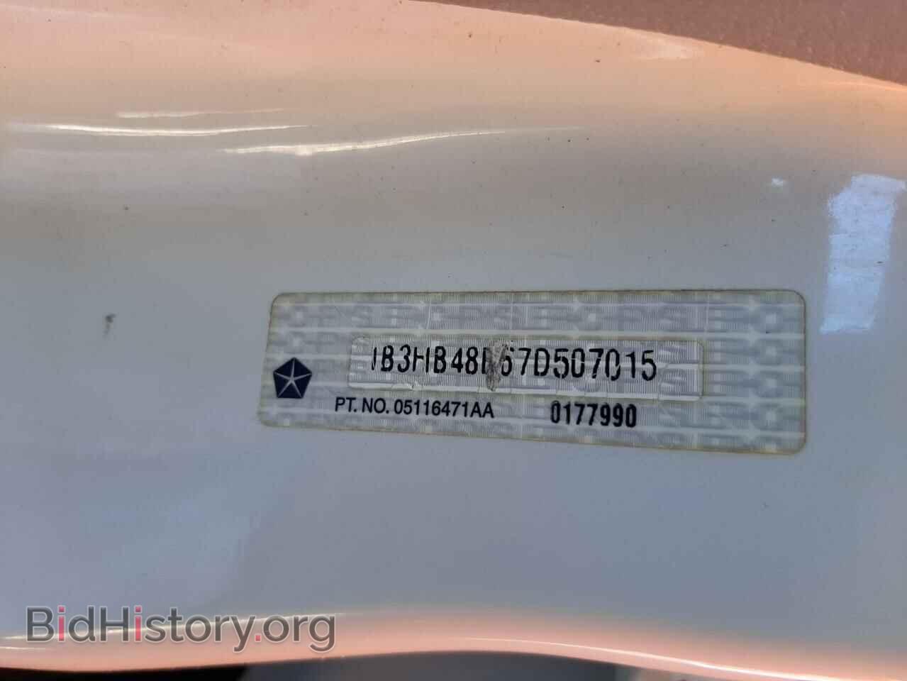2007 DODGE CALIBER - VIN: 1B3HB48B67D507015 - Photo 12
