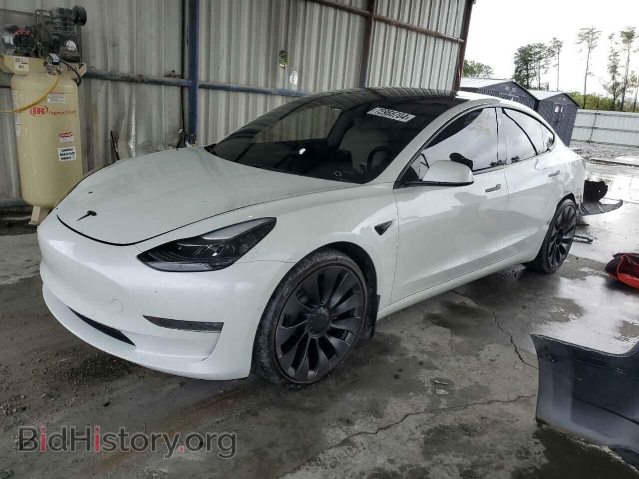 Фотография 5YJ3E1EC2MF061168 - TESLA MODEL 3 2021