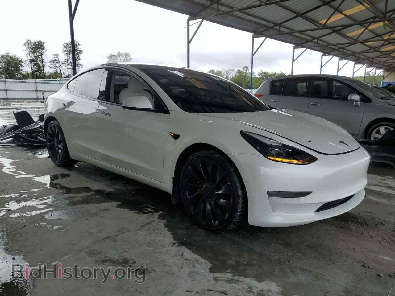 2021 TESLA MODEL 3 - VIN: 5YJ3E1EC2MF061168 - Фото 4