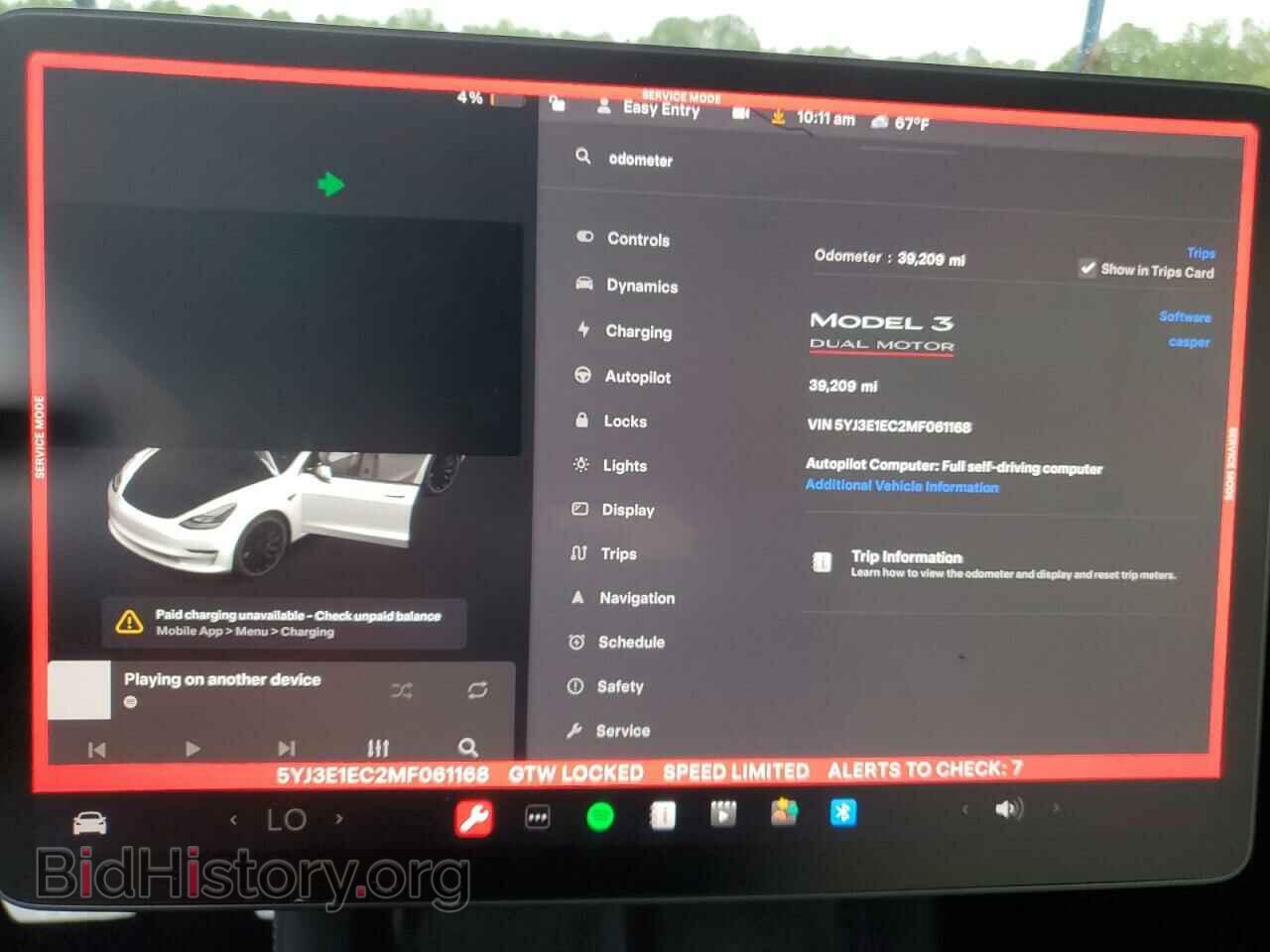 2021 TESLA MODEL 3 - VIN: 5YJ3E1EC2MF061168 - Фото 9