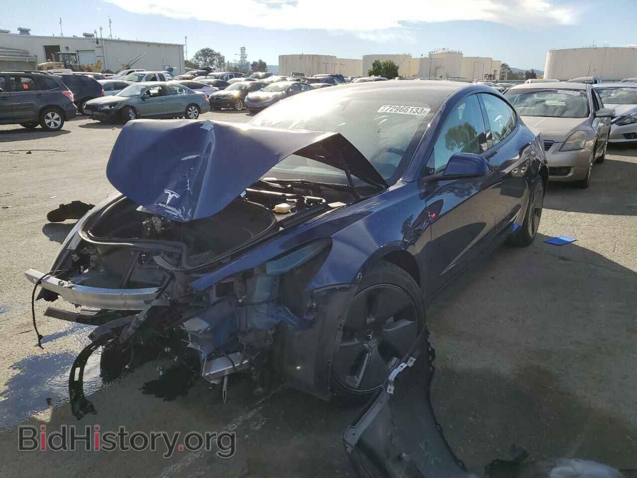Photo 5YJ3E1EB8NF260329 - TESLA MODEL 3 2022