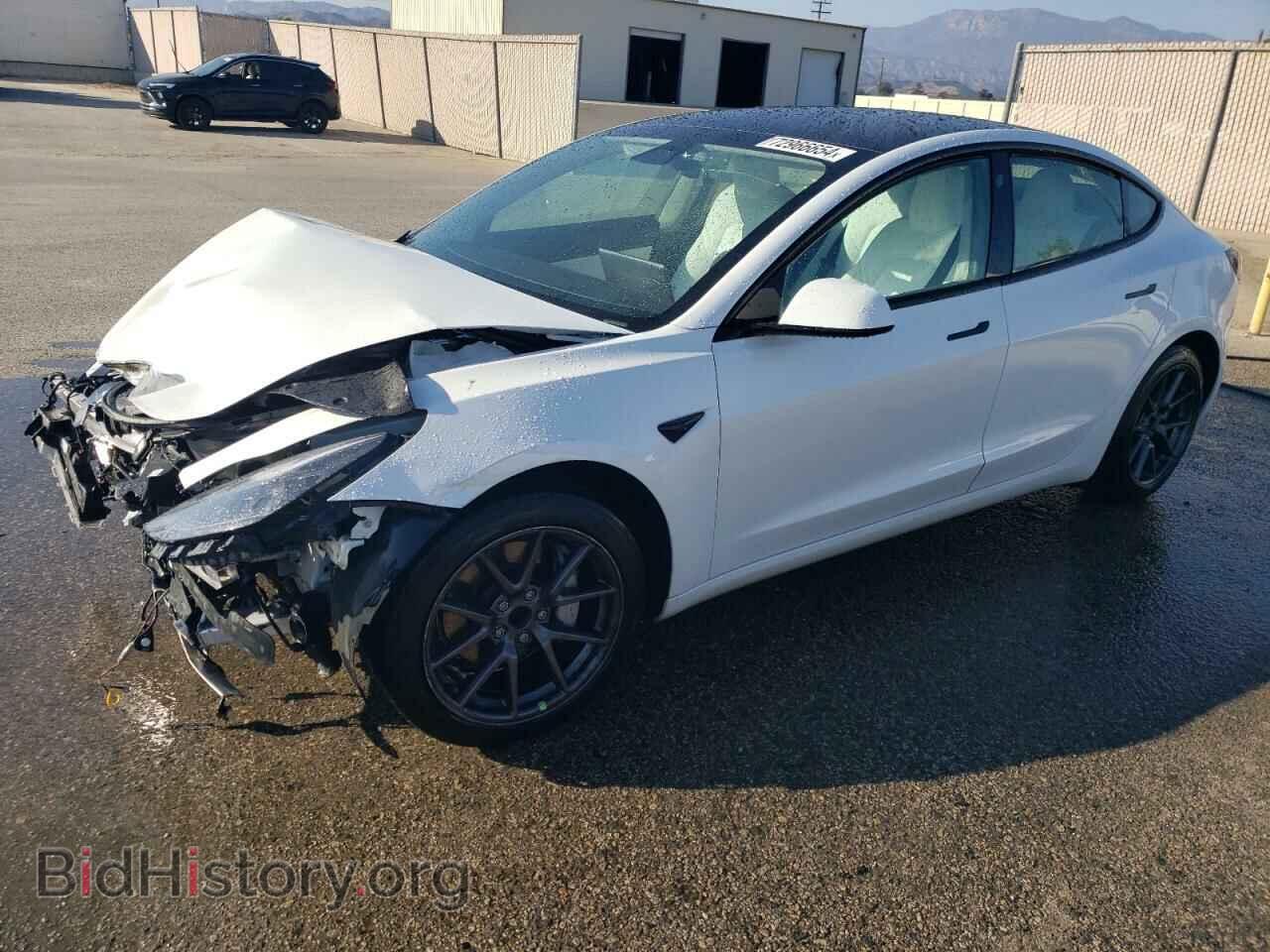 Photo 5YJ3E1EA2MF873424 - TESLA MODEL 3 2021