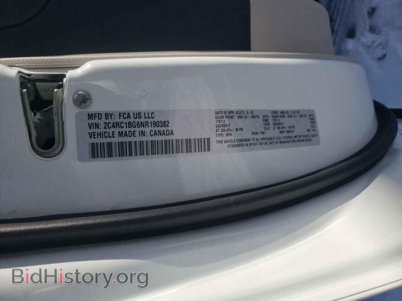 2022 CHRYSLER PACIFICA - VIN: 2C4RC1BG6NR190382 - Photo 13