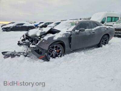 2022 Dodge CHALLENGER, gray — VIN 2C3CDZAGXNH257353, Copart