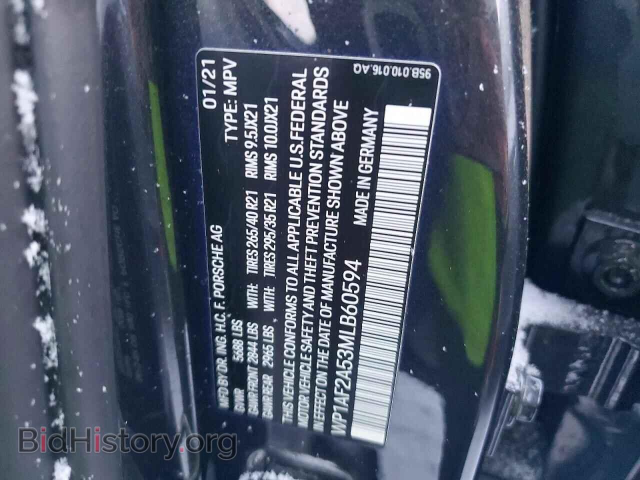 2021 PORSCHE MACAN - VIN: WP1AF2A53MLB60594 - Photo 12