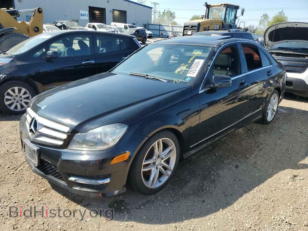 Фотография WDDGF8BB1CR198328 - MERCEDES-BENZ C-CLASS 2012