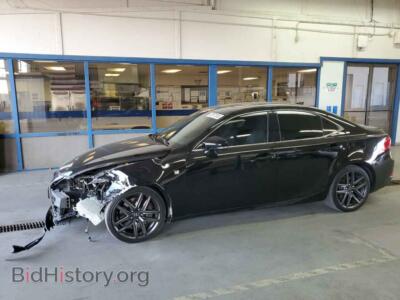2015 Lexus IS IS 350, черный — VIN JTHCE1D28F5008583, Copart