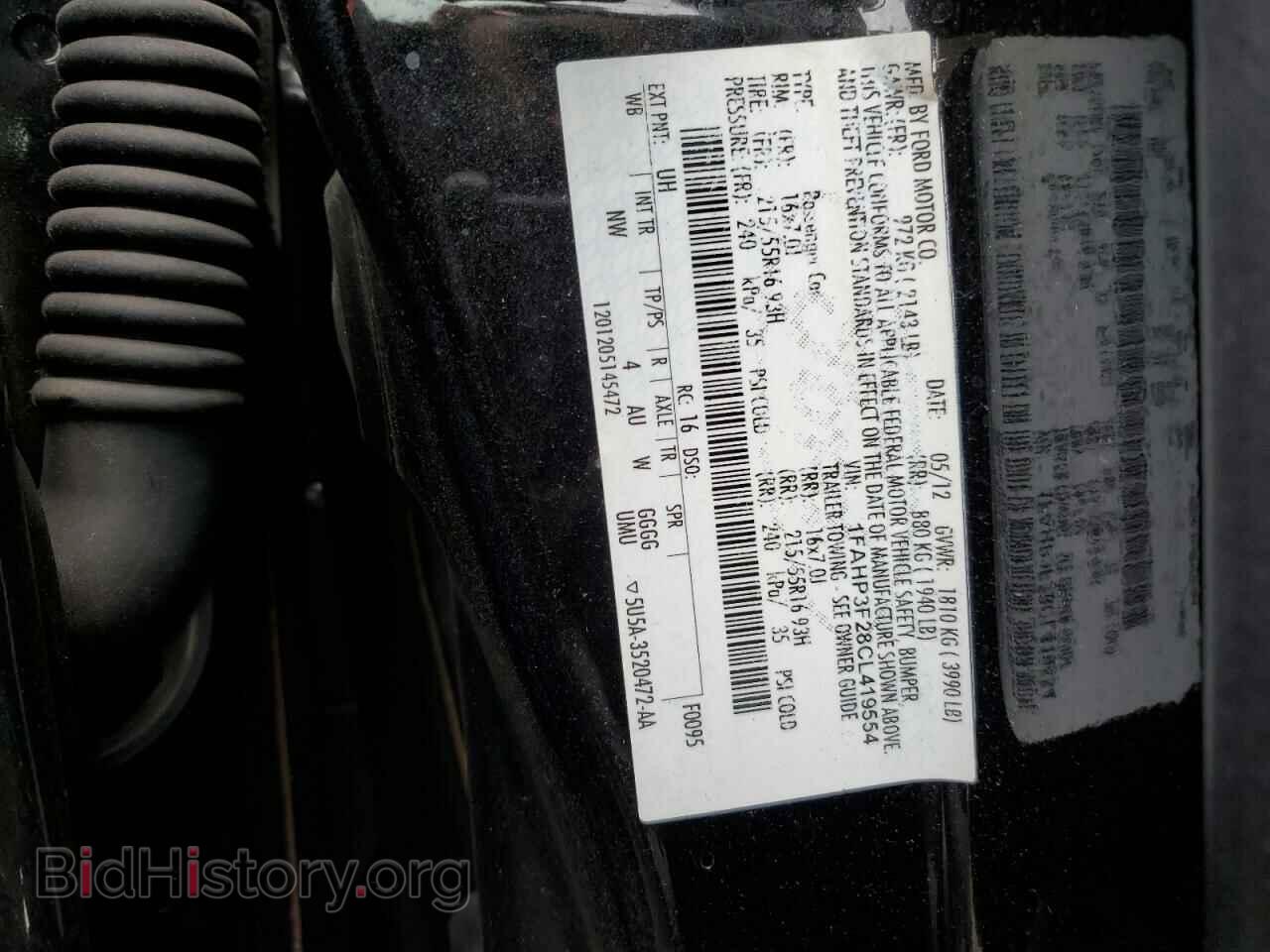 2012 FORD FOCUS - VIN: 1FAHP3F28CL419554 - Photo 13