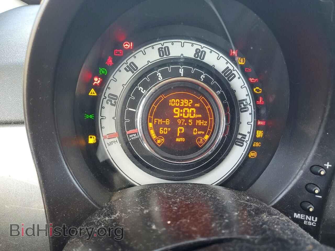 2012 FIAT 500 - VIN: 3C3CFFAR2CT270404 - Photo 9