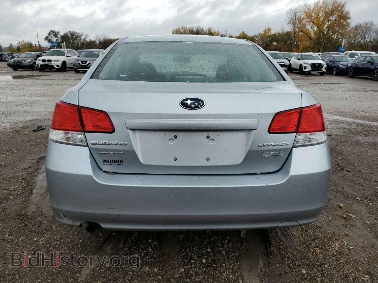 2012 SUBARU LEGACY - VIN: 4S3BMBA67C3028554 - Фото 6