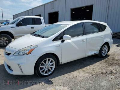 2014 Toyota PRIUS, white — VIN JTDZN3EU9EJ002644, Copart