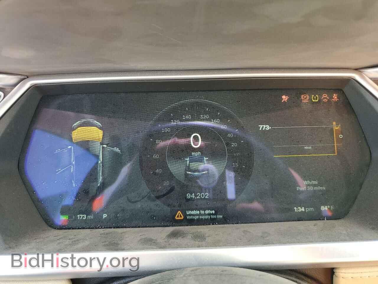2014 TESLA MODEL S - VIN: 5YJSA1H13EFP35315 - Фото 9
