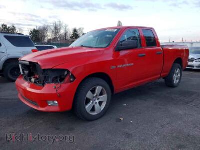 2012 Dodge RAM 1500 ST, red — VIN 1C6RD7FT7CS325900, Copart