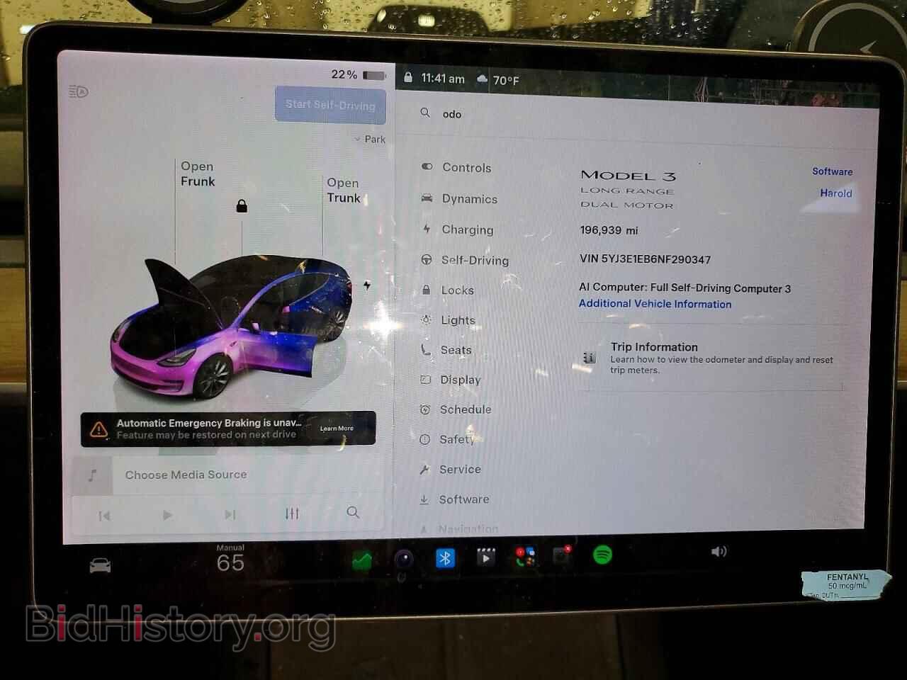 2022 TESLA MODEL 3 - VIN: 5YJ3E1EB6NF290347 - Photo 9