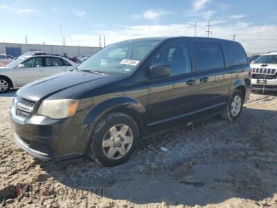 2011 Dodge CARAVAN Express, black — VIN 2D4RN4DG2BR612008, Copart