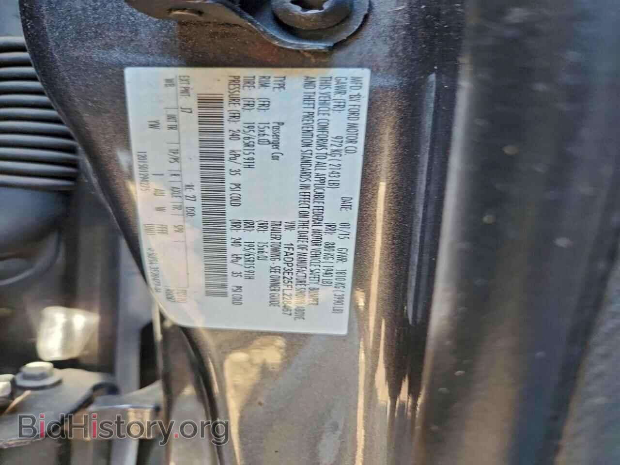 2015 FORD FOCUS - VIN: 1FADP3E25FL228467 - Фото 12