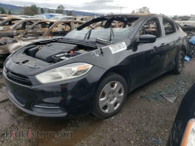 2015 Dodge DART Dart SE, черный — VIN 1C3CDFAA3FD205247, Copart