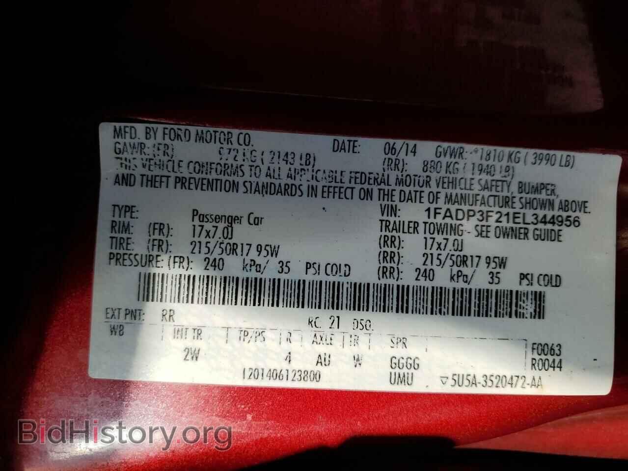 2014 FORD FOCUS - VIN: 1FADP3F21EL344956 - Photo 12
