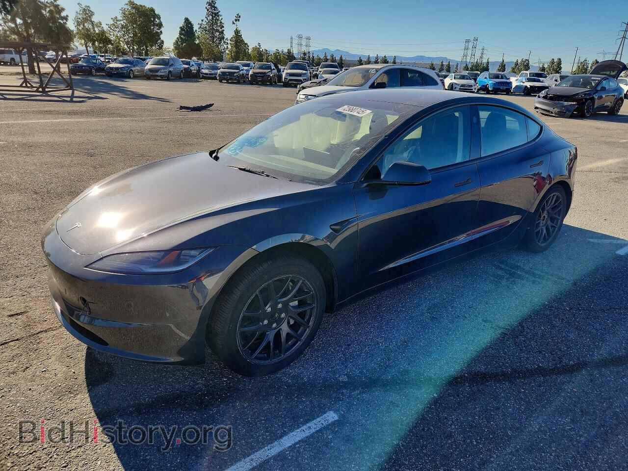Photo 5YJ3E1EA4RF724343 - TESLA MODEL 3 2024