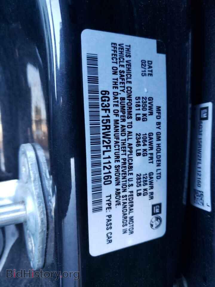 2015 CHEVROLET SS - VIN: 6G3F15RW2FL112160 - Фото 12