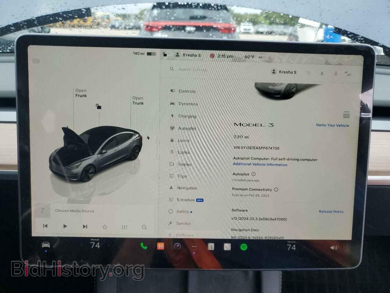 2023 TESLA MODEL 3 - VIN: 5YJ3E1EA5PF674730 - Photo 9