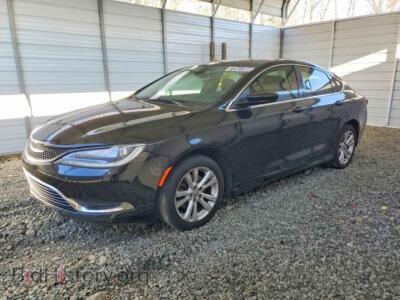 2015 Chrysler 200 Limited, черный — VIN 1C3CCCAB5FN622356, Copart