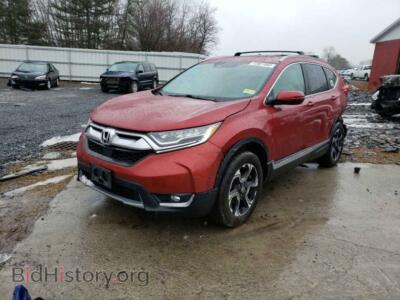 2017 Honda CRV CR-V TOURI, бордовый — VIN 5J6RW2H97HL051827, Copart