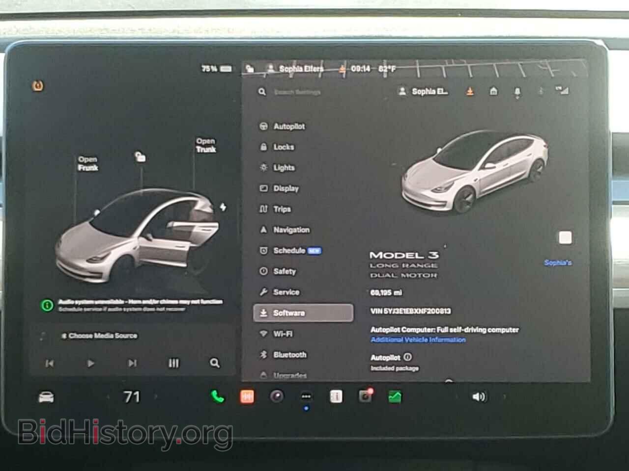 2022 TESLA ALL OTHER - VIN: 5YJ3E1EBXNF200813 - Фото 9