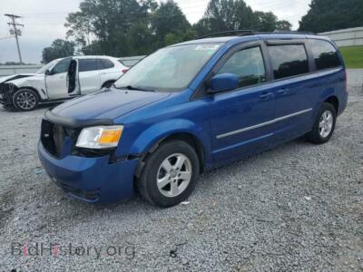 2010 Dodge CARAVAN SXT, синий — VIN 2D4RN5D16AR433616, Copart