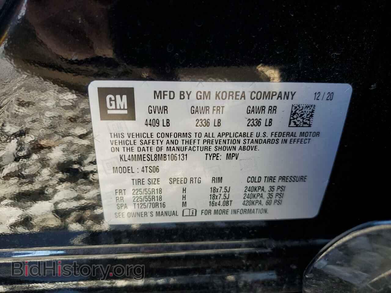 2021 BUICK ENCORE - VIN: KL4MMESL8MB106131 - Photo 14