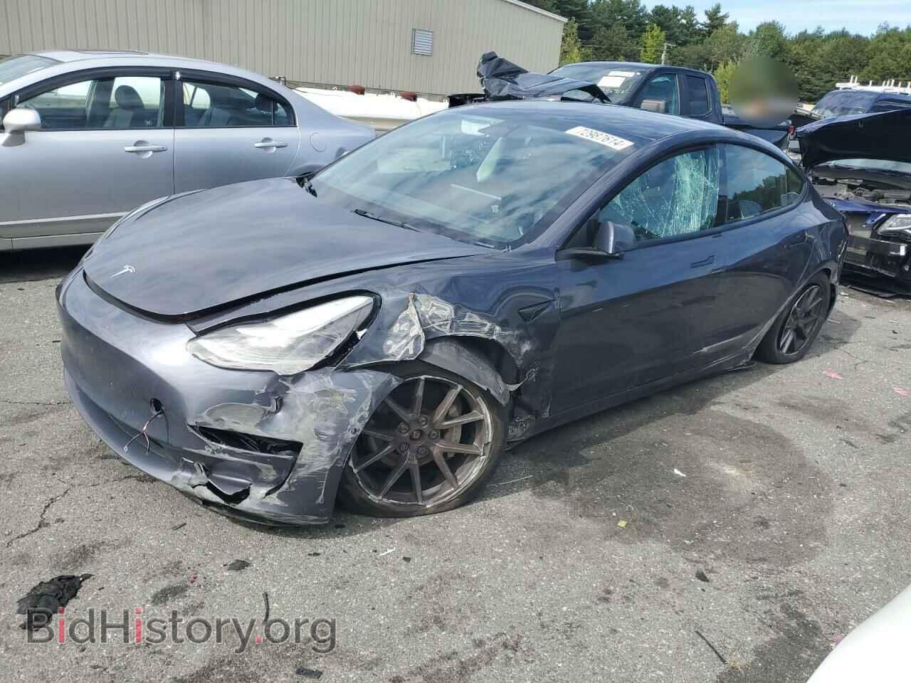 Фотография 5YJ3E1EB8NF182876 - TESLA MODEL 3 2022