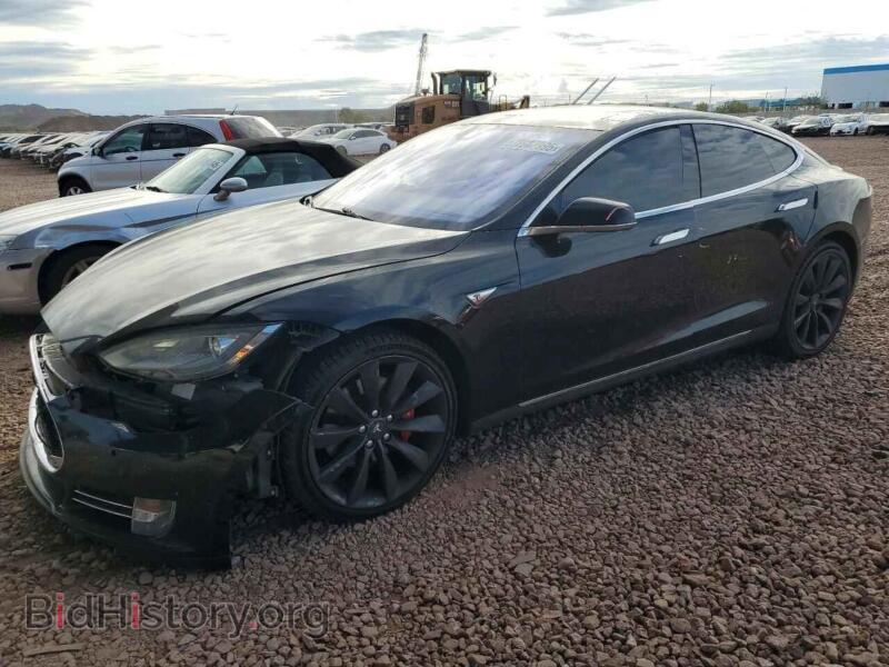 2014 Tesla MODEL S (VIN 5YJSA1H21EFP62246) — фото 1 из 13, Copart, повреждение: передняя часть