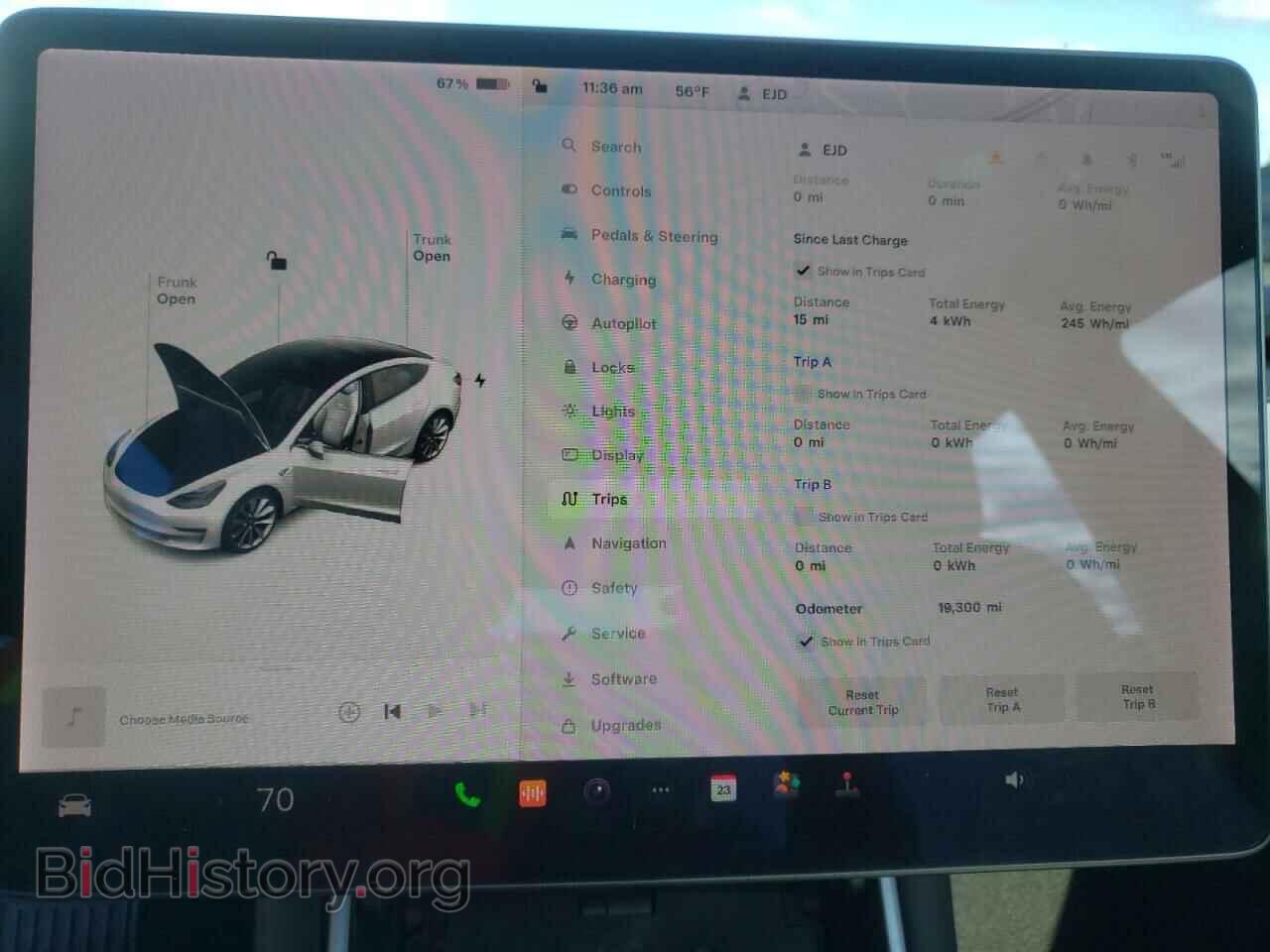 2019 TESLA MODEL 3 - VIN: 5YJ3E1EB1KF213915 - Фото 9