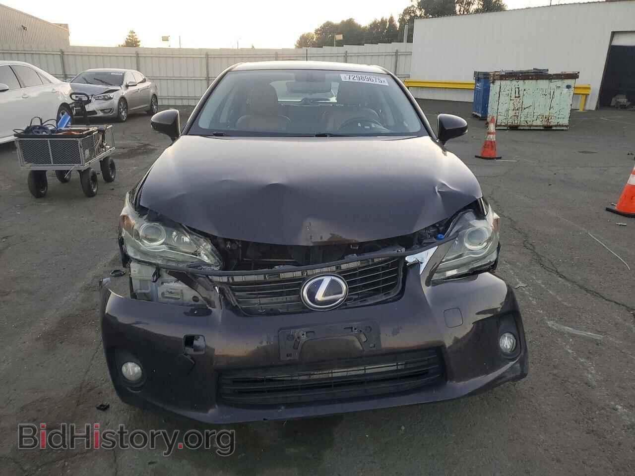 2012 LEXUS CT 200 - VIN: JTHKD5BH2C2061838 - Фото 5