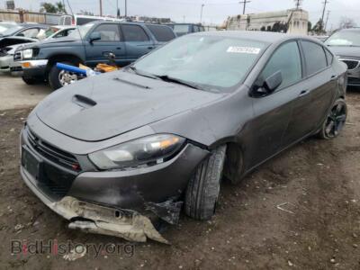 2016 Dodge DART Dart SXT, темно-серый — VIN 1C3CDFBB5GD701465, Copart