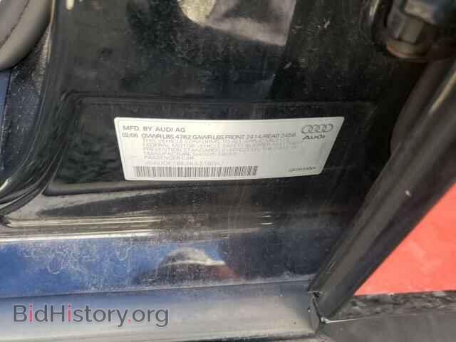 2006 AUDI A4 - VIN: WAUDF78E26A216067 - Фото 10