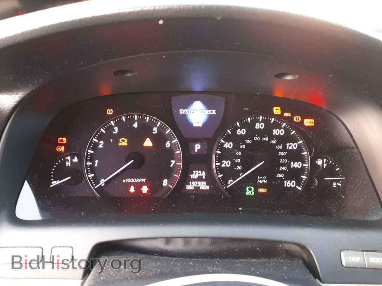 2007 LEXUS LS460 - VIN: JTHBL46F475043173 - Фото 9